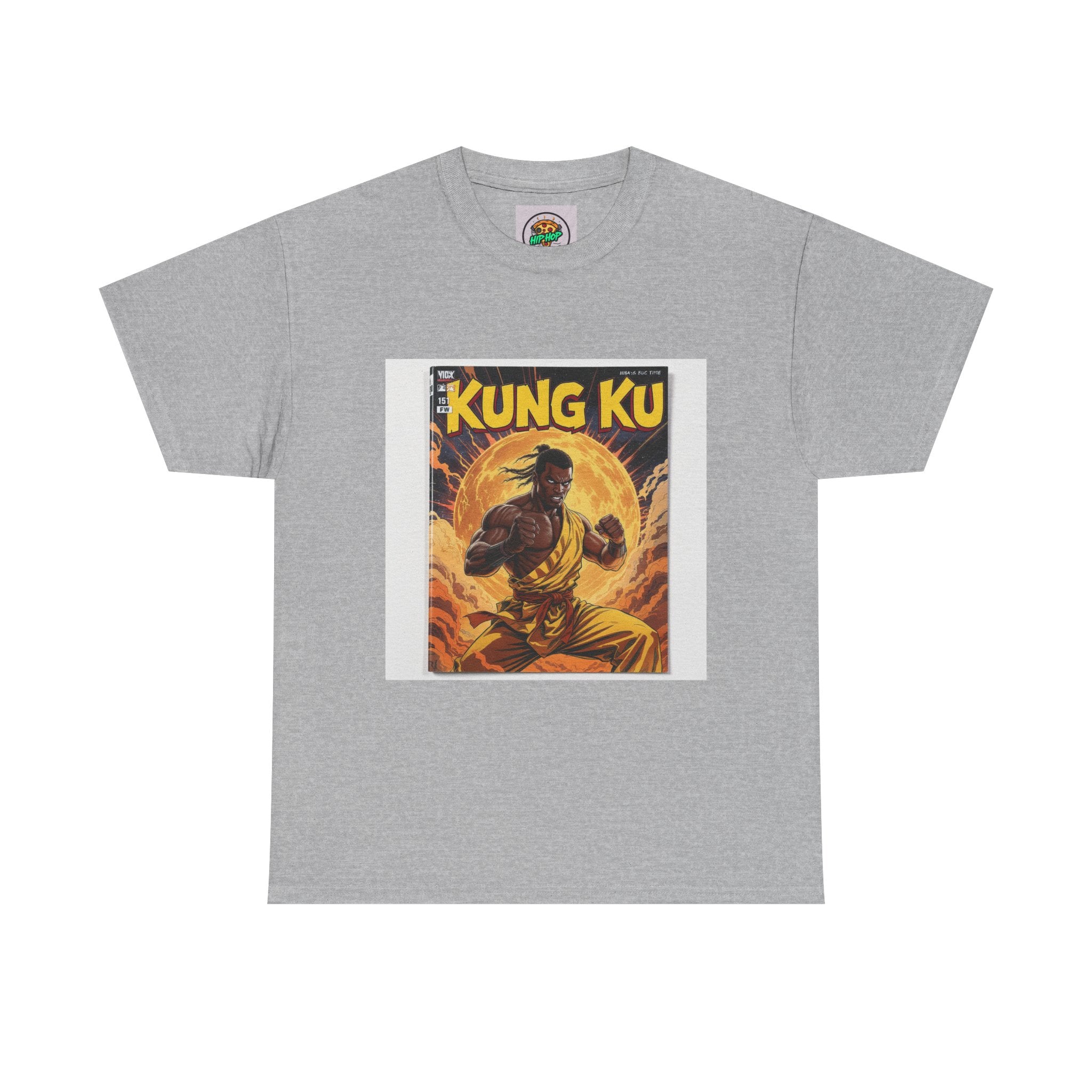 Vintage Kung Fu Unisex Heavy Cotton Tee, Graphic Tee, Martial Arts T-Shirt, Retro Kung Fu Shirt, Gift for Martial Arts Lovers, Casual Wear