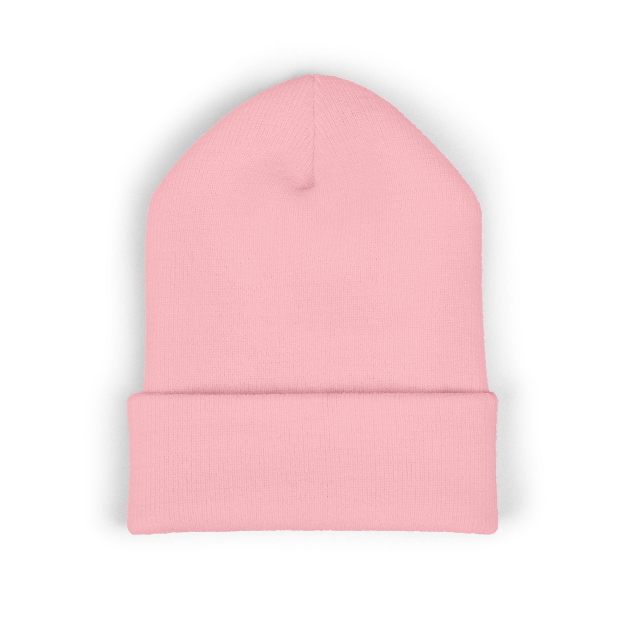 Embroidered Classic Cuffed Beanie, Cozy Winter Hat, Stylish Gift for Her, Cute Embroidery Beanie, Trendy Knit Cap