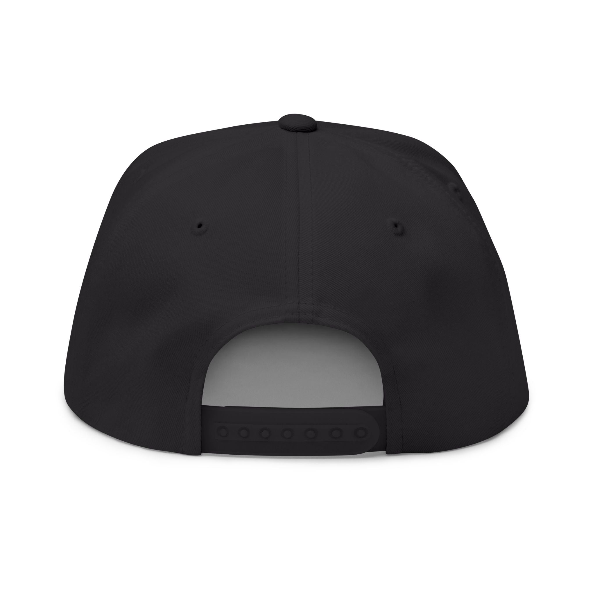 Hip Hop Pizza Flat Bill Cap, Cool Streetwear Hat, Embroidered Cap for Music Lovers, Gift for Hip Hop Fans, Trendy Urban Fashion