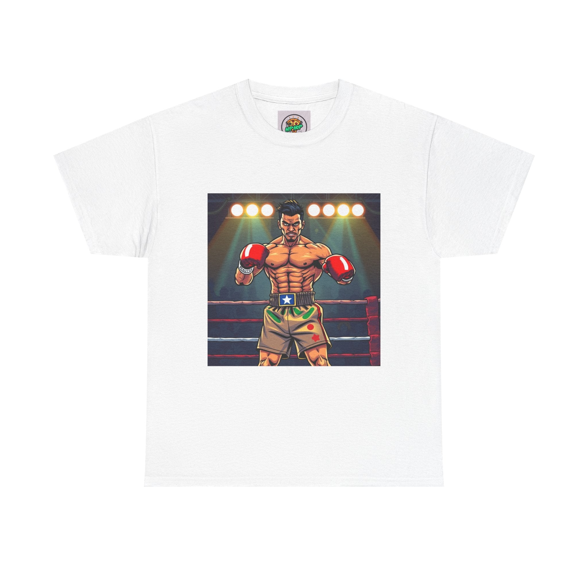 Fighter's Spirit Graphic Tee, Boxing Shirt for Fitness Lovers, Unisex Sportswear, Gym Shirt, Casual Wear for Sports Events