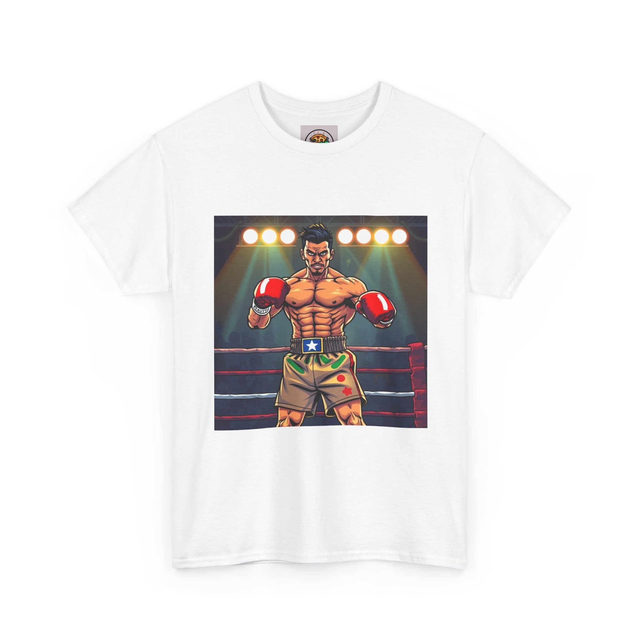 Fighter's Spirit Graphic Tee, Boxing Shirt for Fitness Lovers, Unisex Sportswear, Gym Shirt, Casual Wear for Sports Events