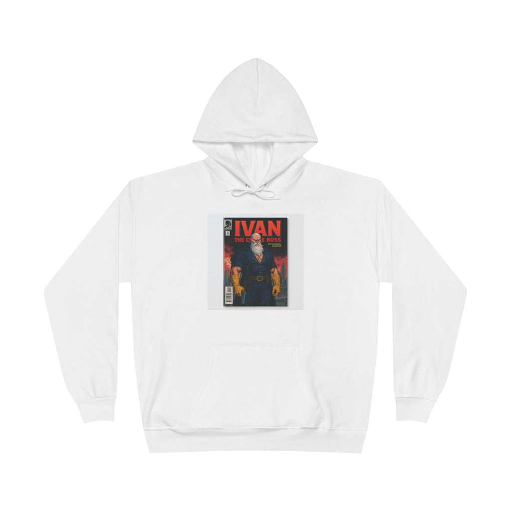 Trendy Eco-Friendly Pullover Hoodie | Unique Ivan Magazine Design, Casual Wear, Hip-Hop Style, Gift for Friends, Sustainable Fashion