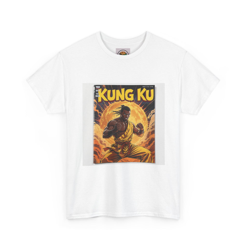 Vintage Kung Fu Unisex Heavy Cotton Tee, Graphic Tee, Martial Arts T-Shirt, Retro Kung Fu Shirt, Gift for Martial Arts Lovers, Casual Wear