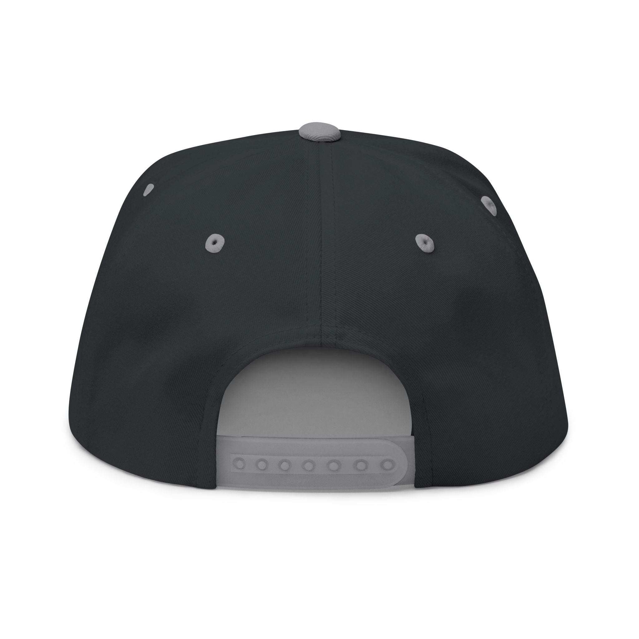 Hip Hop Pizza Flat Bill Cap, Cool Streetwear Hat, Embroidered Cap for Music Lovers, Gift for Hip Hop Fans, Trendy Urban Fashion