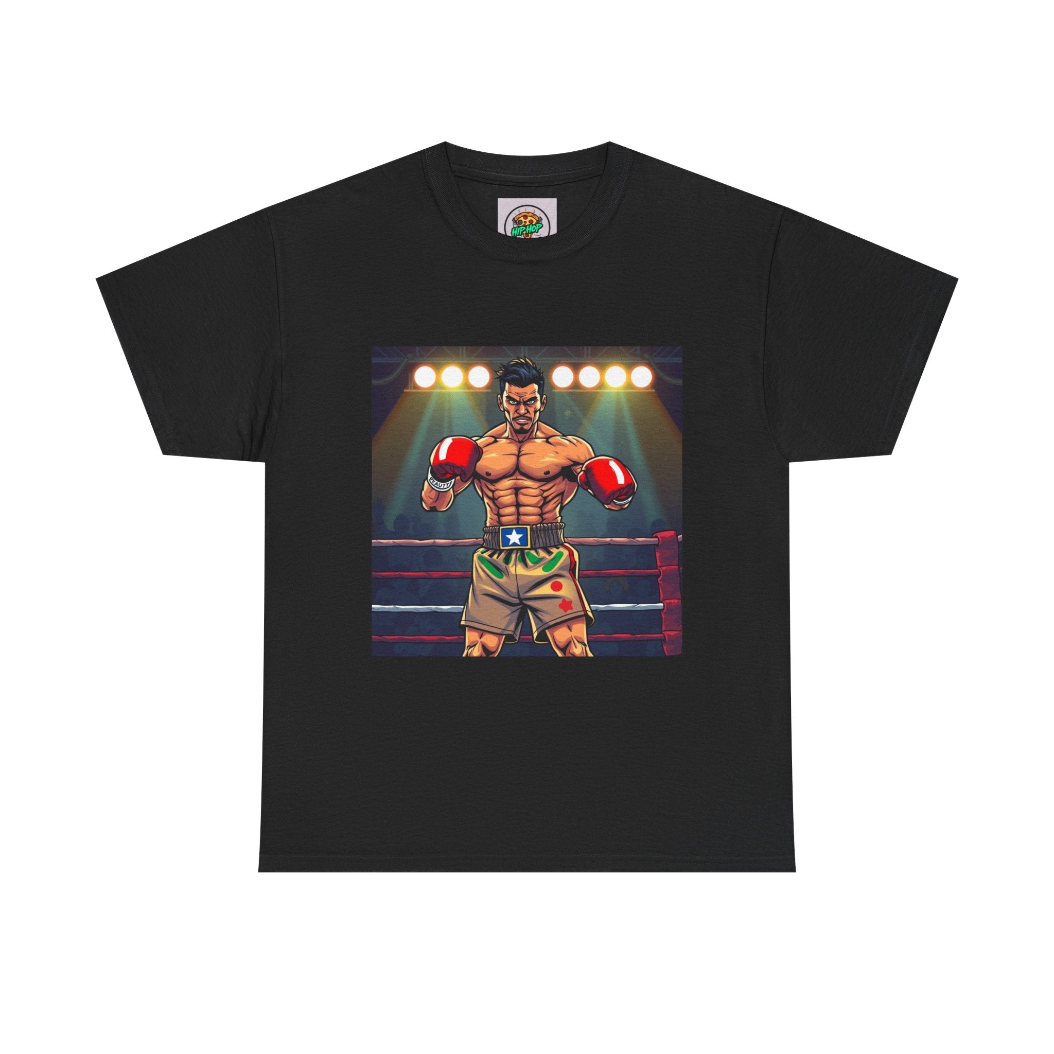Fighter's Spirit Graphic Tee, Boxing Shirt for Fitness Lovers, Unisex Sportswear, Gym Shirt, Casual Wear for Sports Events