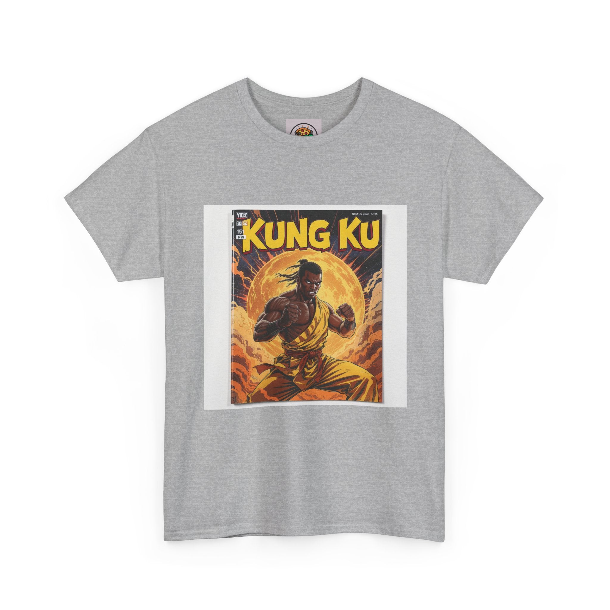 Vintage Kung Fu Unisex Heavy Cotton Tee, Graphic Tee, Martial Arts T-Shirt, Retro Kung Fu Shirt, Gift for Martial Arts Lovers, Casual Wear