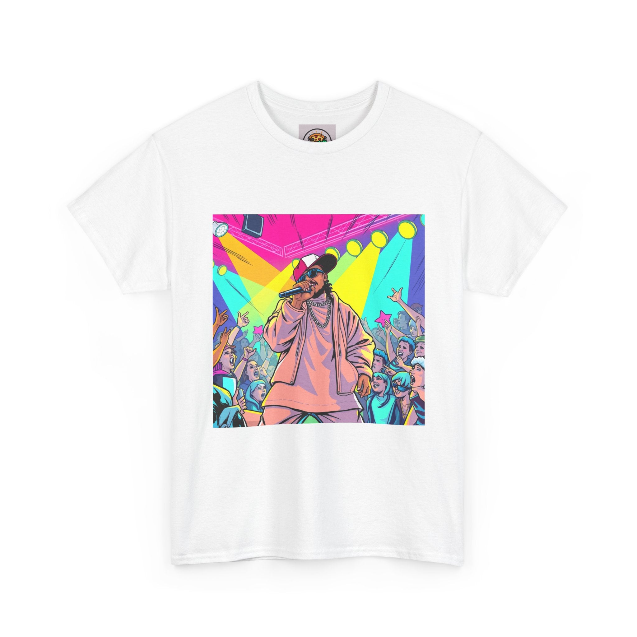 Vibrant Party Unisex Tee, Music Festival Shirt, Retro Concert T-shirt, Casual Wear, Gift for Music Lovers