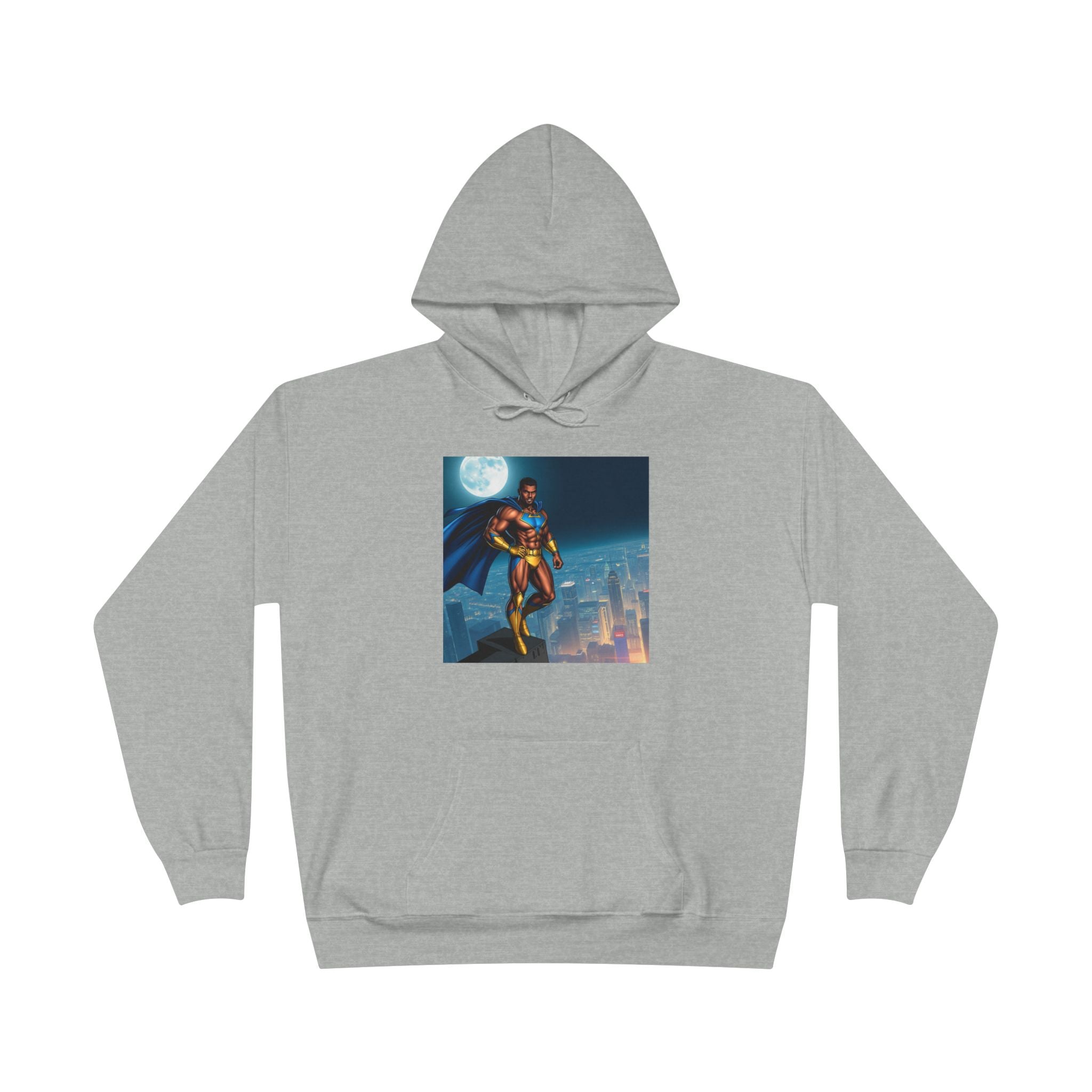 Heroic Eco-Friendly Hoodie, Unisex Pullover, Perfect for Comic Fans and Gift, Celebrate Creativity