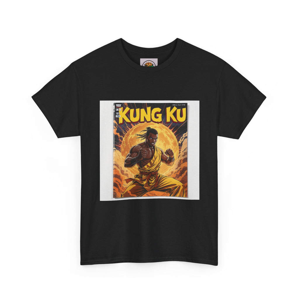 Vintage Kung Fu Unisex Heavy Cotton Tee, Graphic Tee, Martial Arts T-Shirt, Retro Kung Fu Shirt, Gift for Martial Arts Lovers, Casual Wear