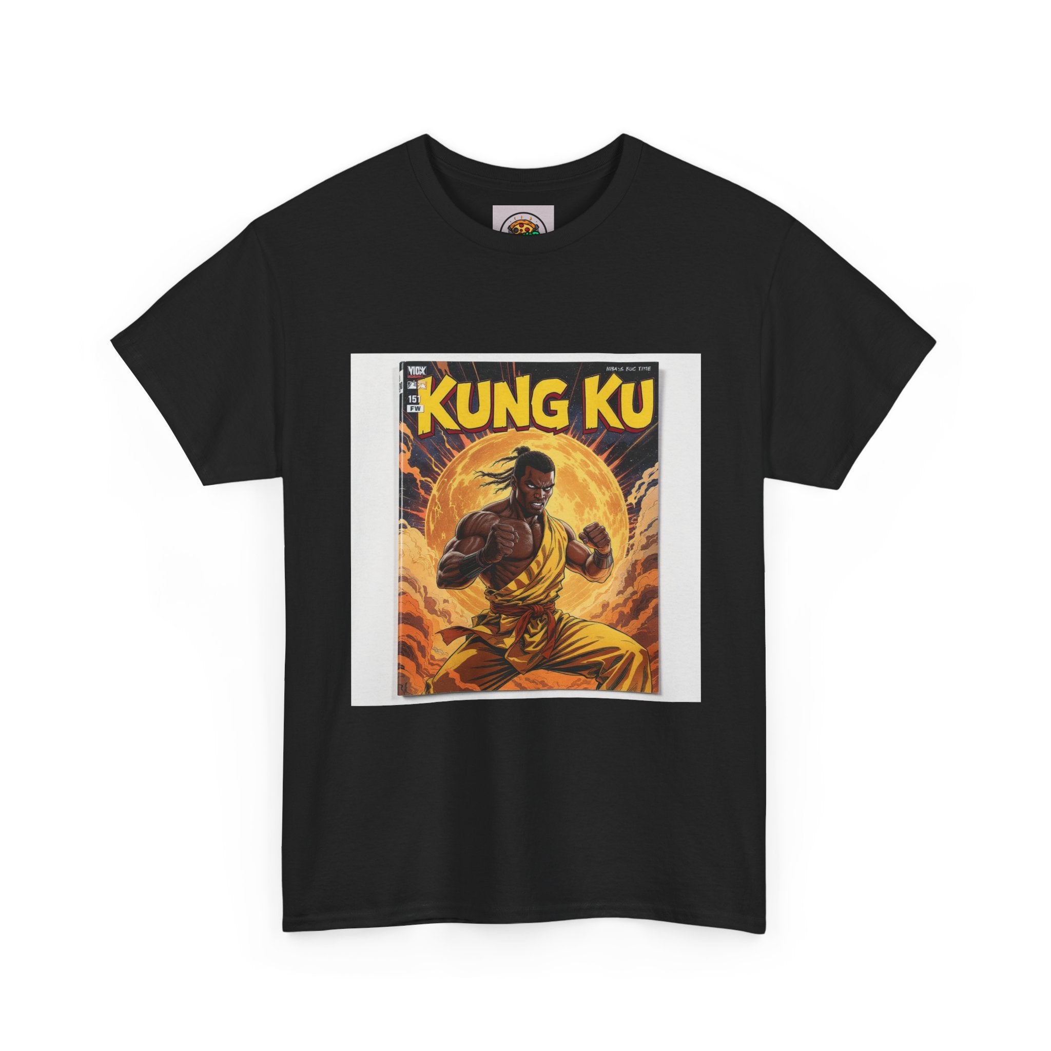 Vintage Kung Fu Unisex Heavy Cotton Tee, Graphic Tee, Martial Arts T-Shirt, Retro Kung Fu Shirt, Gift for Martial Arts Lovers, Casual Wear