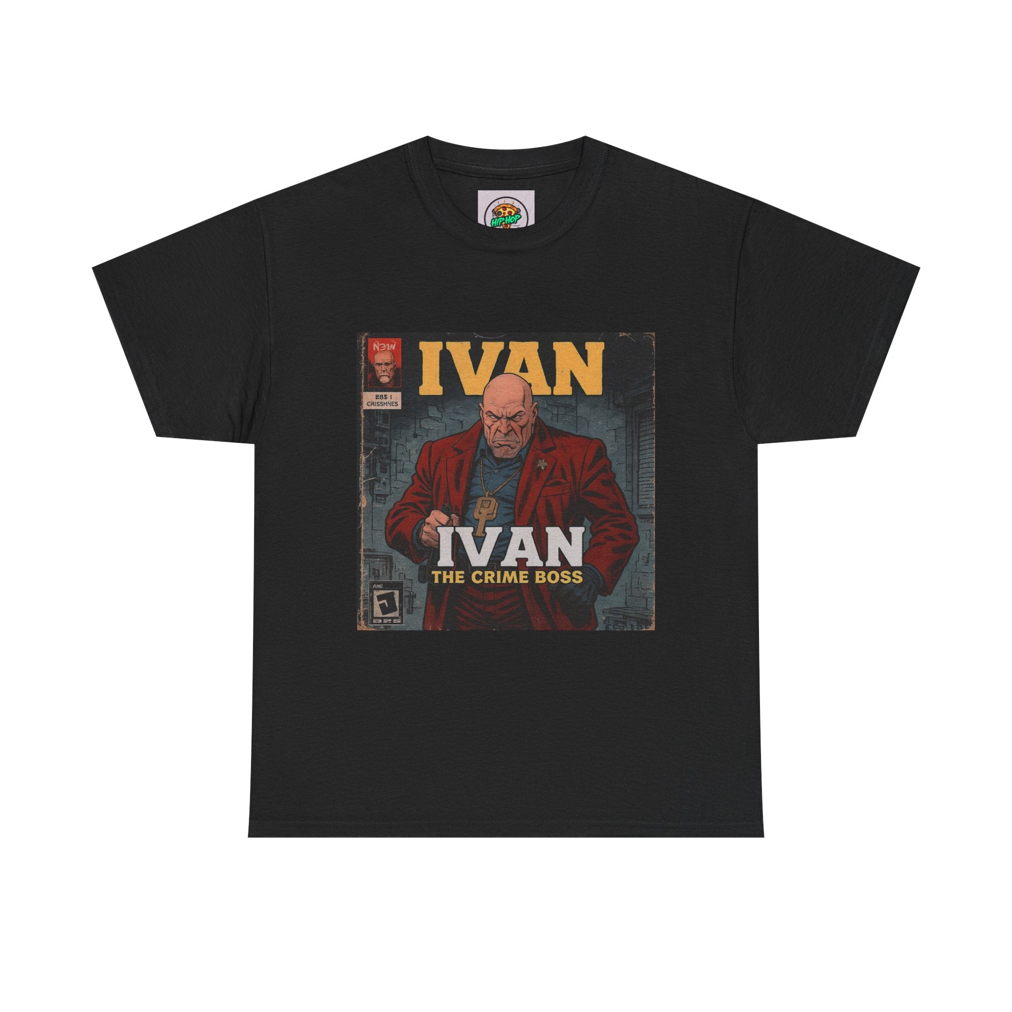 Ivan the Crime Boss Tee, Unisex Heavy Cotton Shirt, Streetwear Graphic Tee, Retro Comic Style T-Shirt, Perfect Gift for Fans