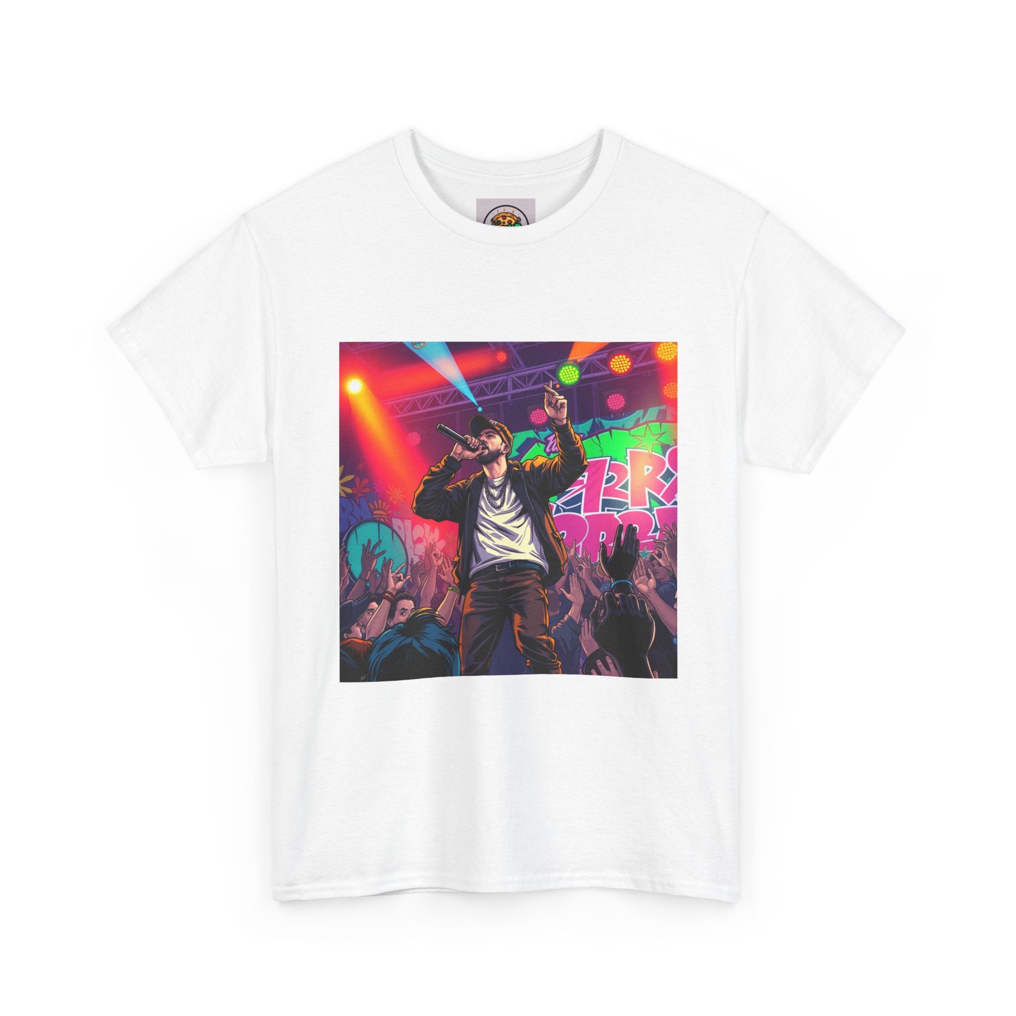 Vibrant Concert Tee, Music Lover Gift, Unisex Graphic T-Shirt, Festival Wear, Streetwear Style, Merch for Events