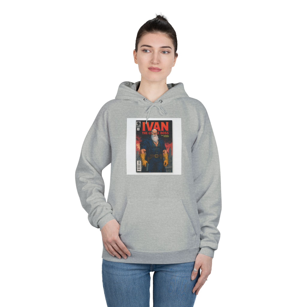 Trendy Eco-Friendly Pullover Hoodie | Unique Ivan Magazine Design, Casual Wear, Hip-Hop Style, Gift for Friends, Sustainable Fashion