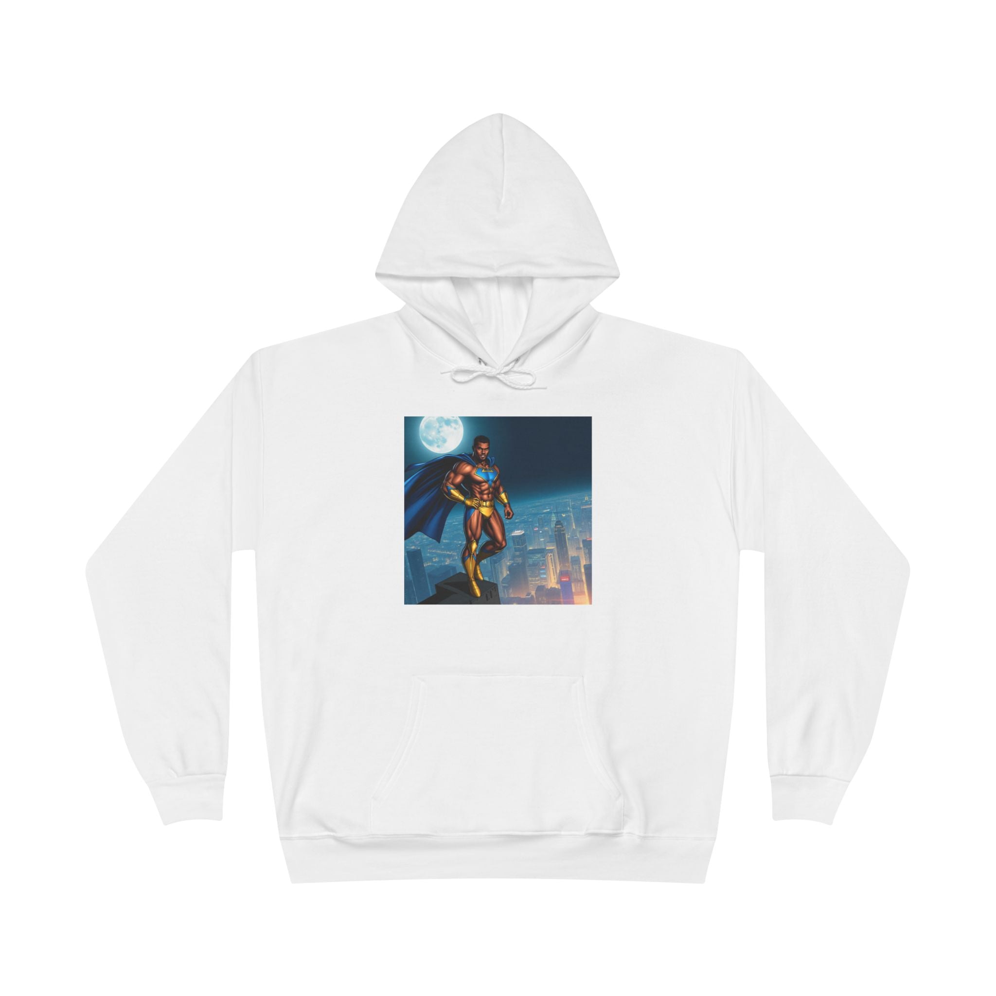 Heroic Eco-Friendly Hoodie, Unisex Pullover, Perfect for Comic Fans and Gift, Celebrate Creativity