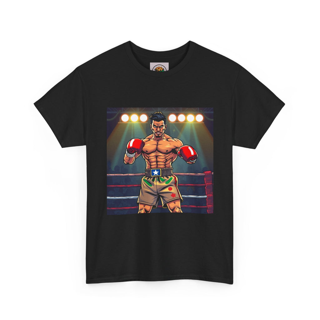 Fighter's Spirit Graphic Tee, Boxing Shirt for Fitness Lovers, Unisex Sportswear, Gym Shirt, Casual Wear for Sports Events