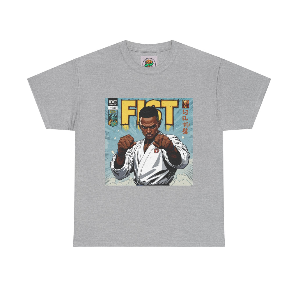 Martial Arts Graphic Tee, Unisex Heavy Cotton Tee, Fitness Apparel, Karate Shirt, Gift for Martial Arts Lovers